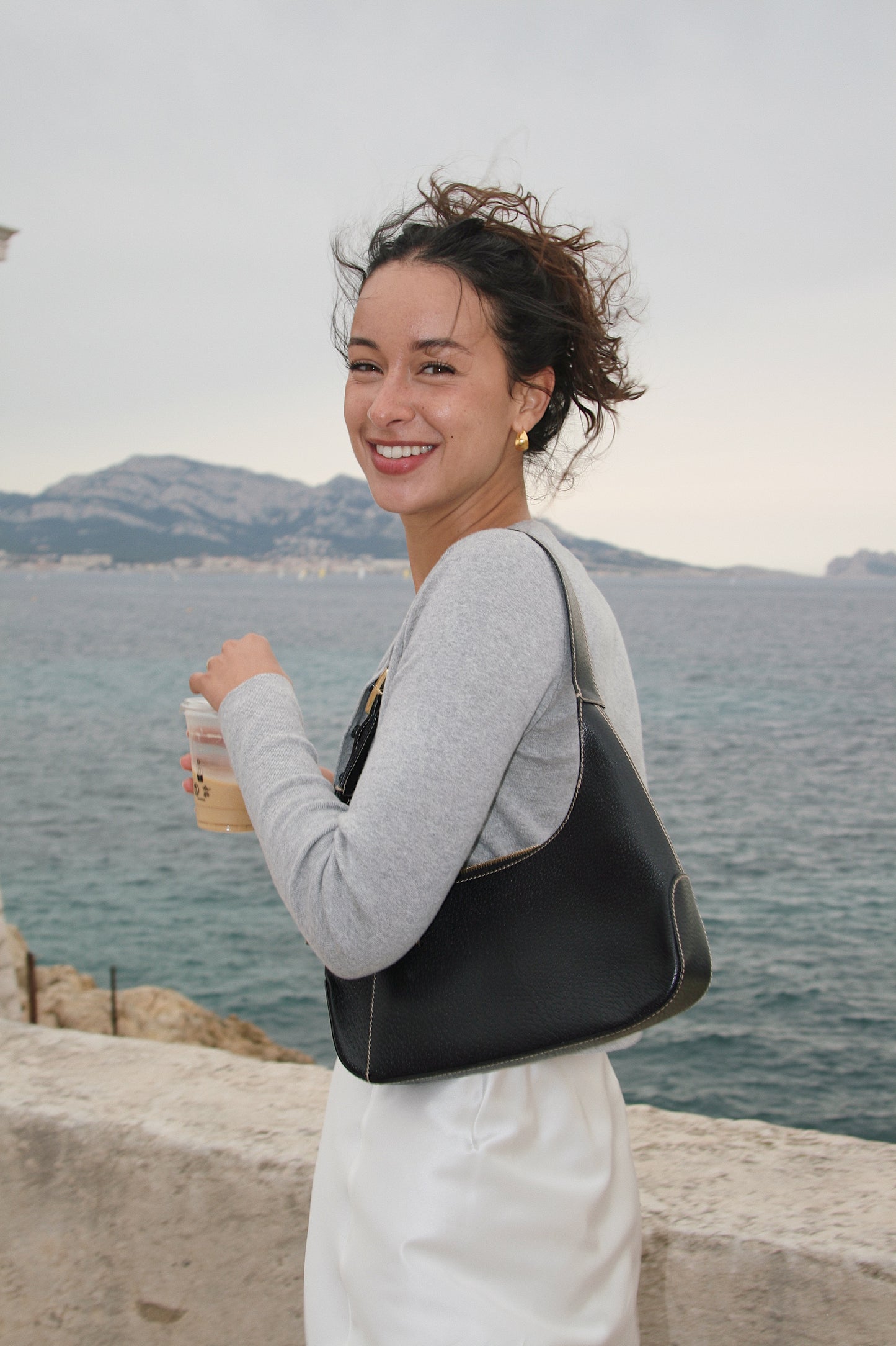 Cashmere Cotton Machine Washable Grey Cardigan