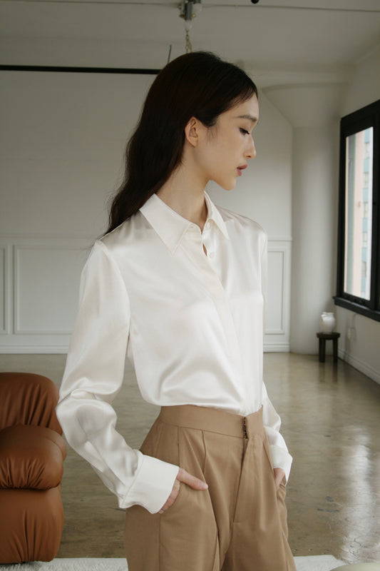 Essential Silk Button Shirt