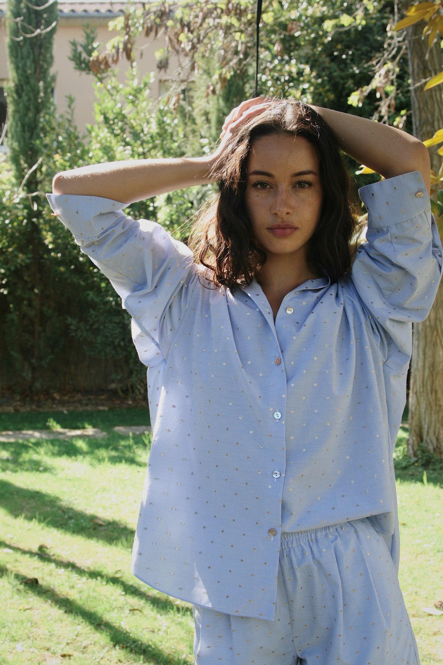 Gold Plated Striped Shirt