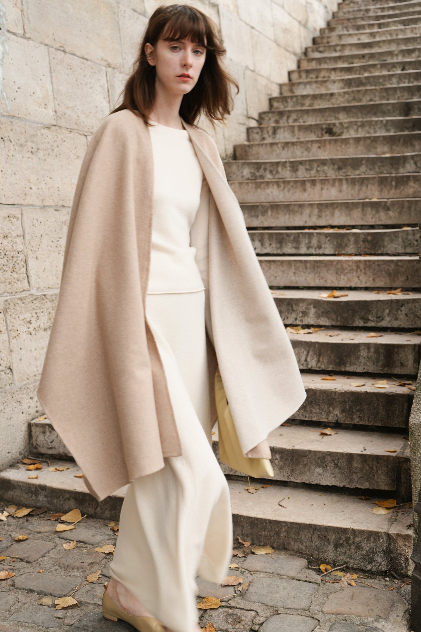 Wool Double-Face Cape