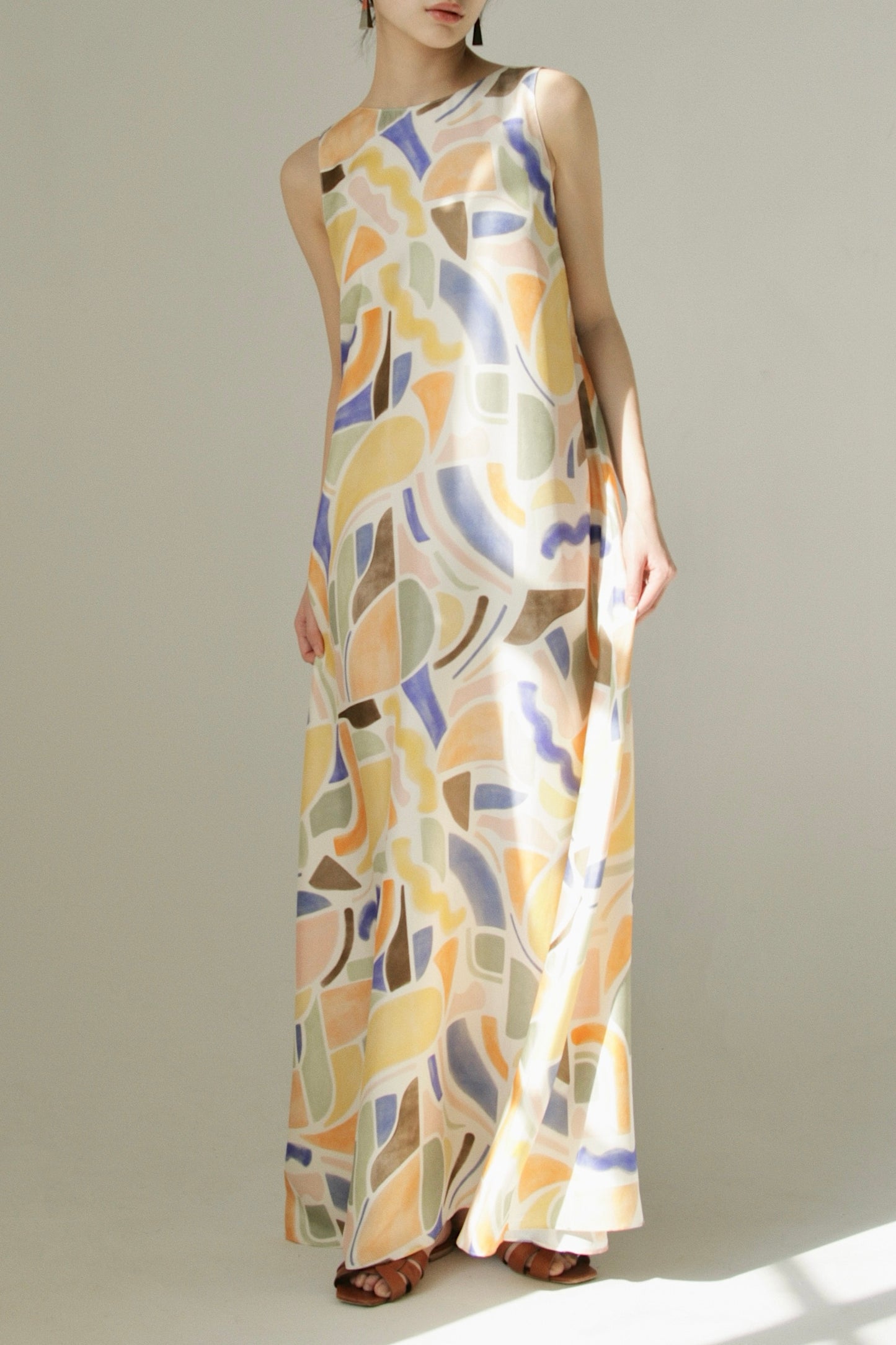 Mallorca Silk Maxi Dress