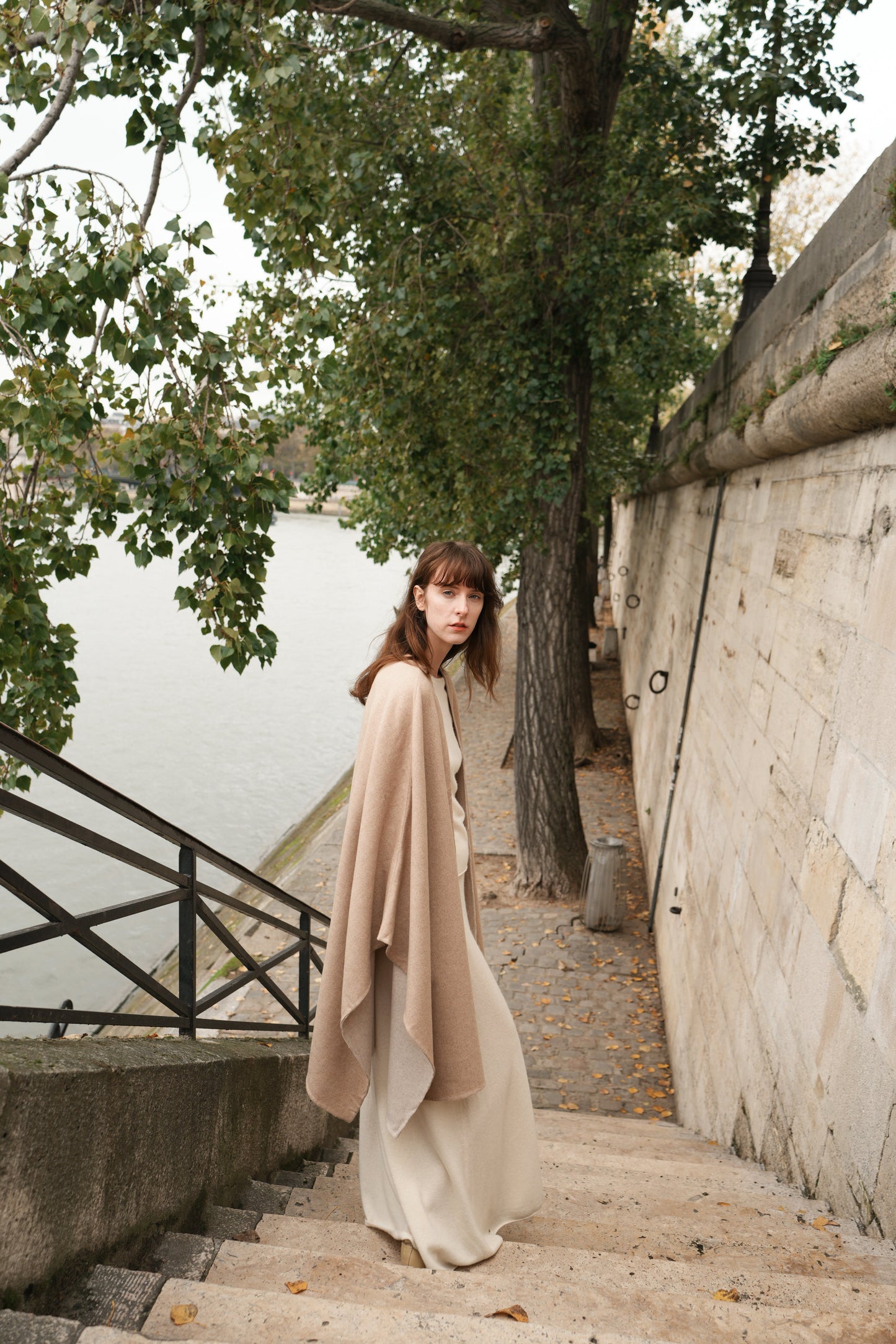 Wool Double-Face Cape