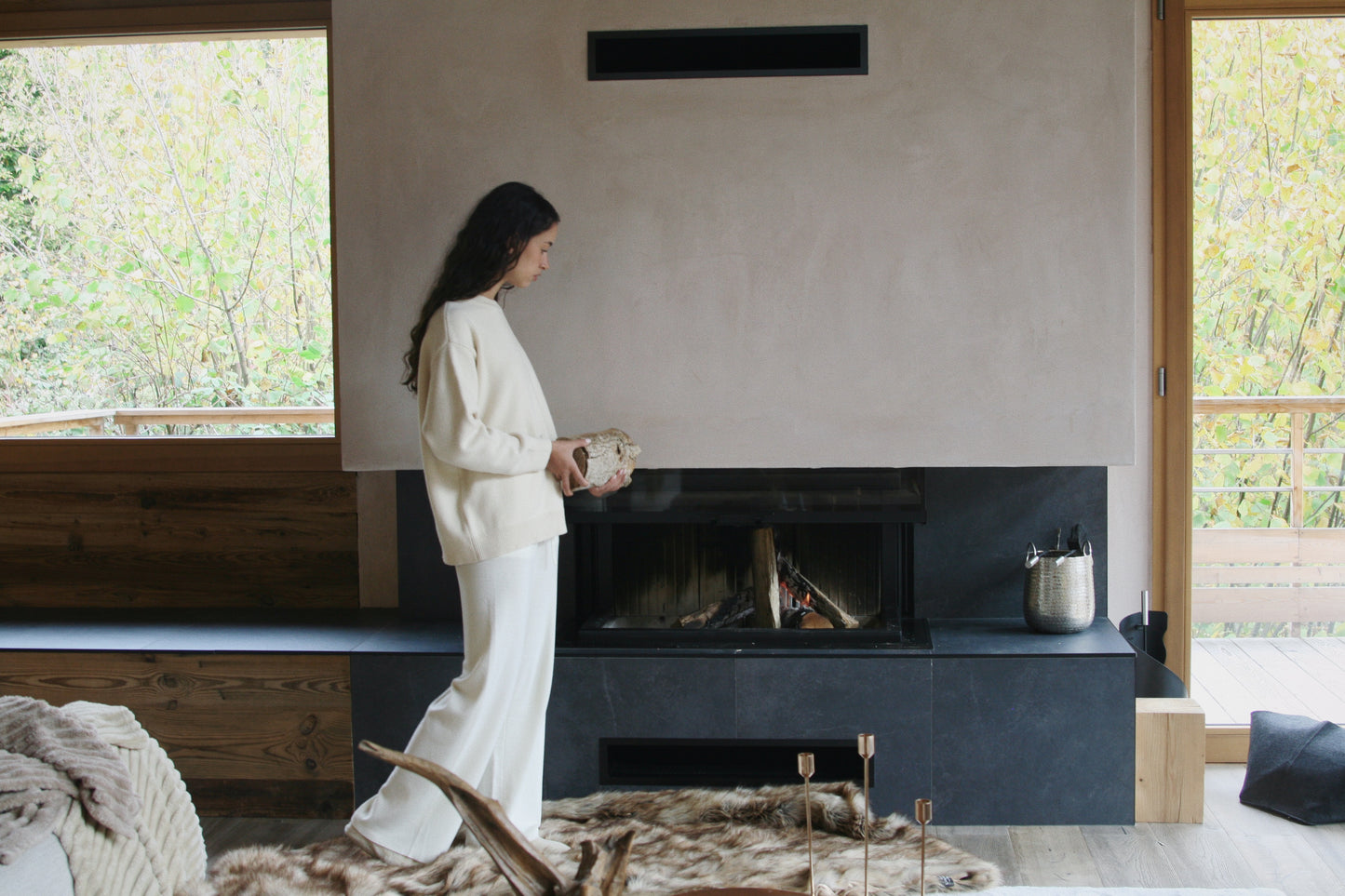 Crew Neck Wool Sweater