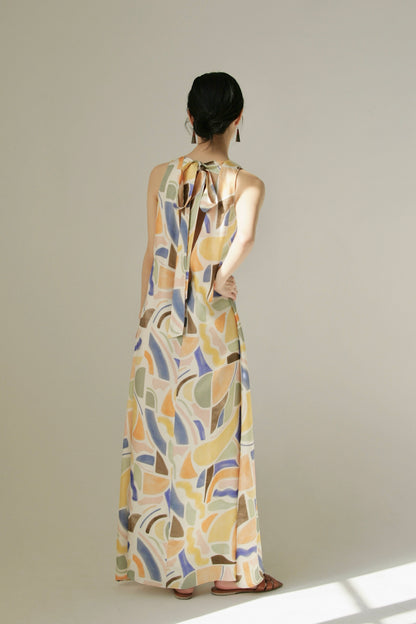 Mallorca Silk Maxi Dress