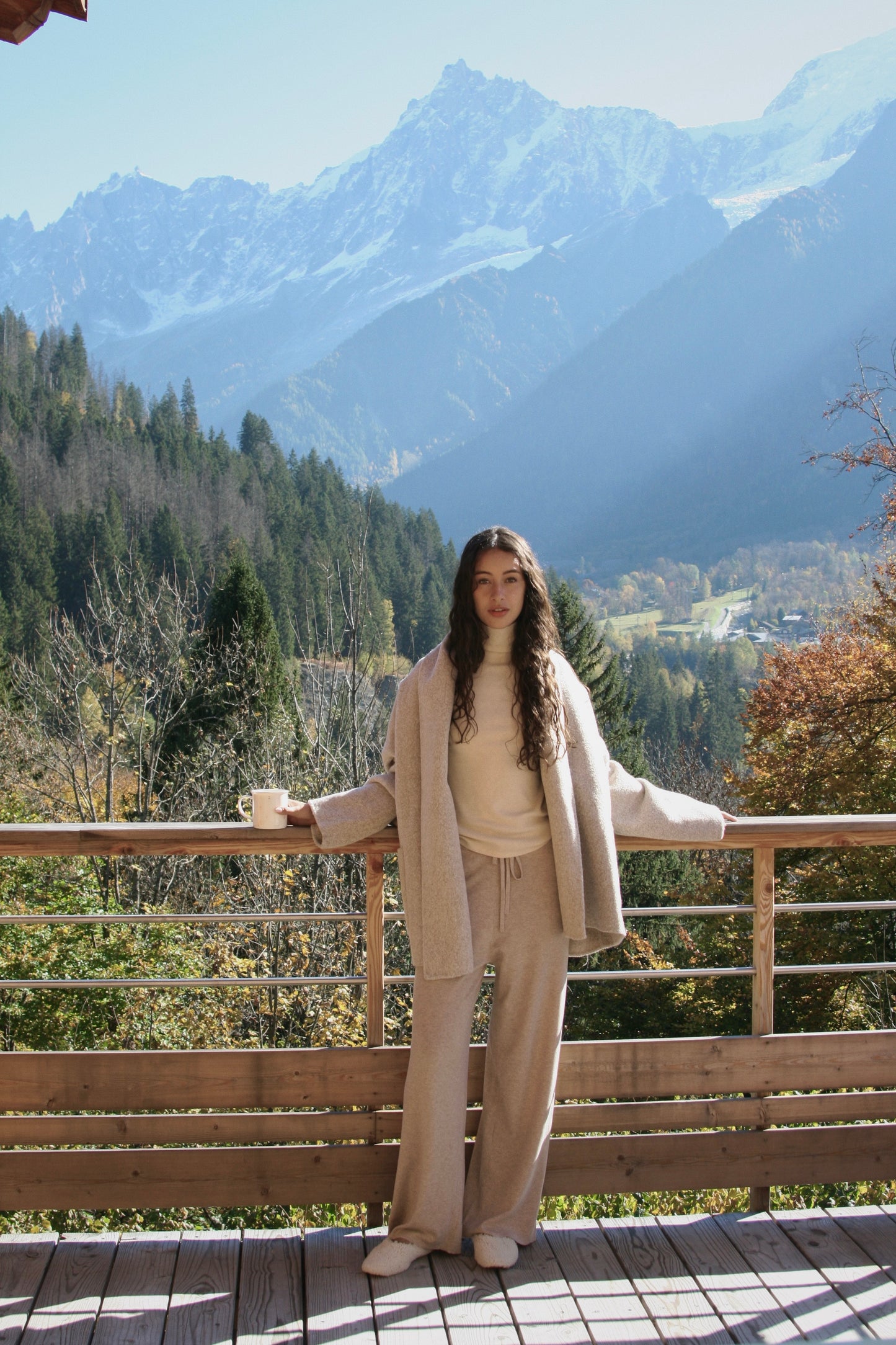 Oatmeal Llama Wool Coat