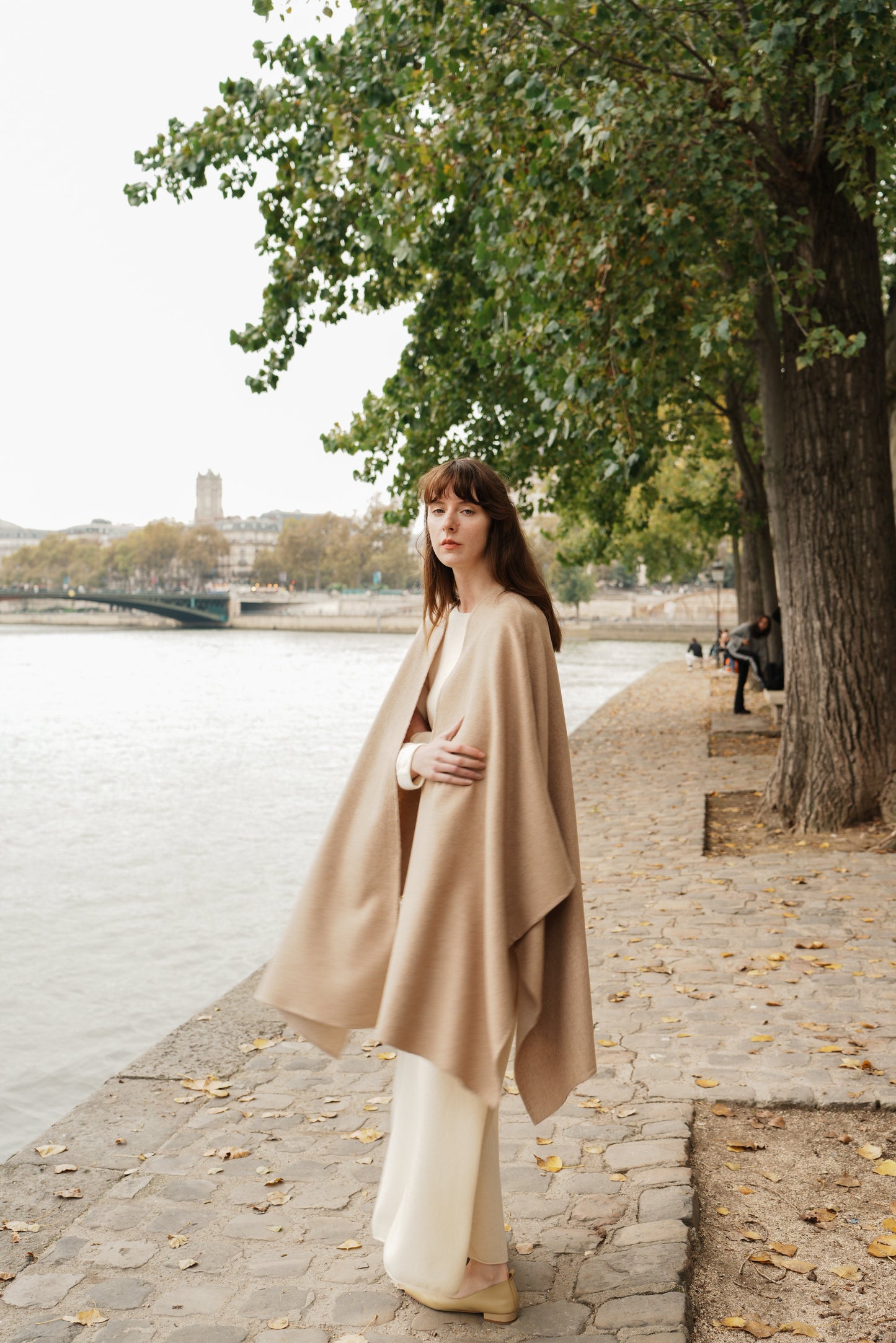 Wool Double-Face Cape