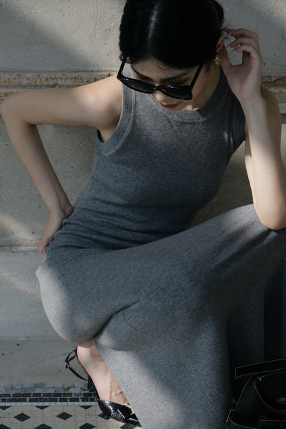 Nikita Silk Wool Grey Knit Dress