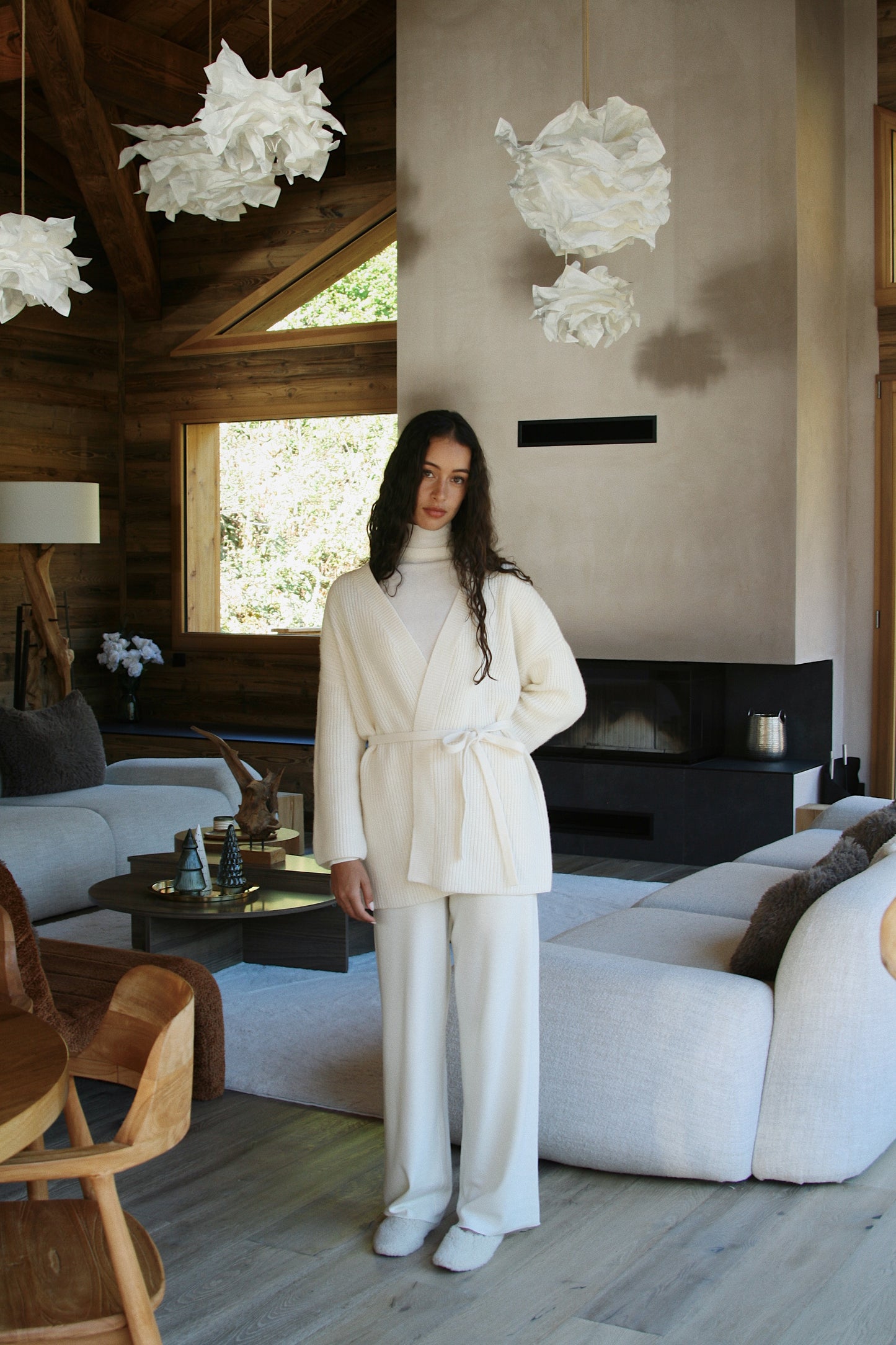 Silk Wool Machine Washable Knit Pants