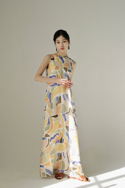 Mallorca Silk Maxi Dress