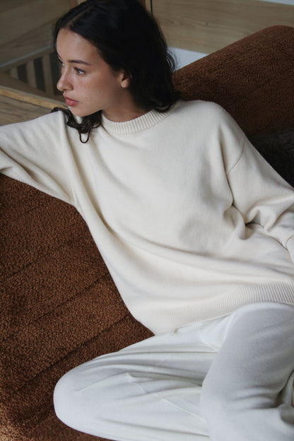 Crew Neck Wool Sweater