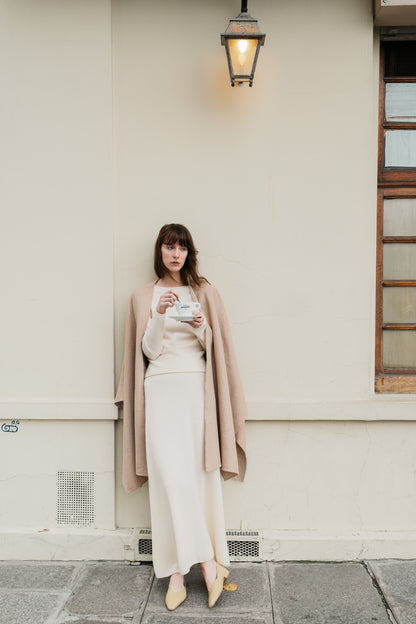 Wool Double-Face Cape