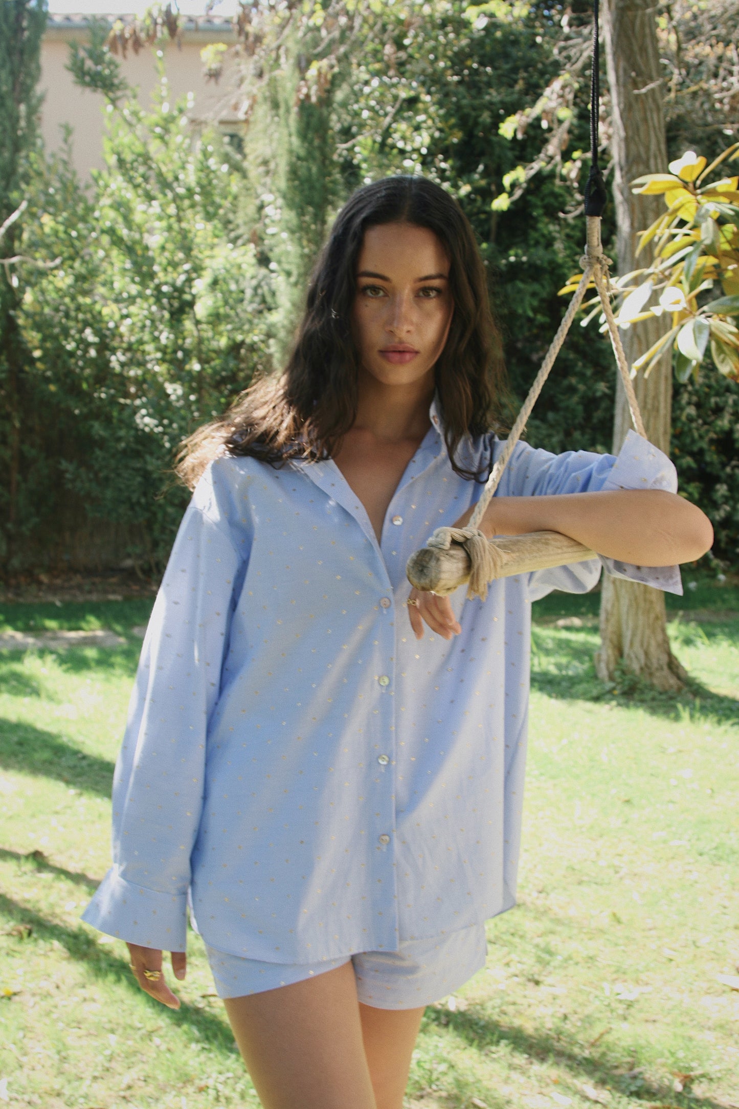 Gold Plated Striped Shirt