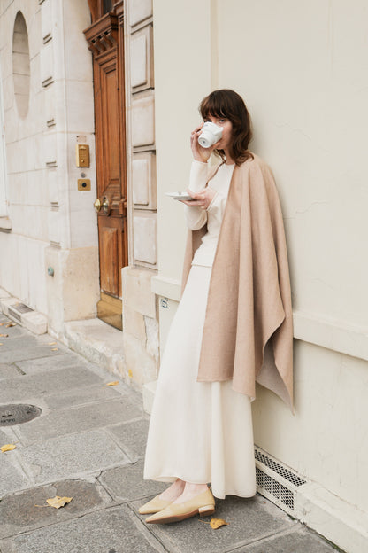 Wool Double-Face Cape