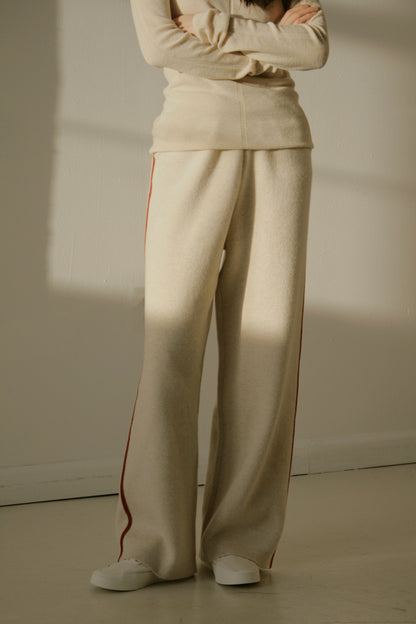 Stripe Cashmere Lounge Pants