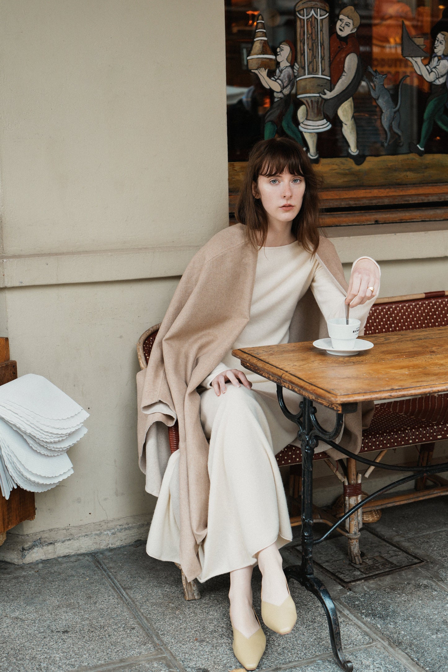 Wool Double-Face Cape