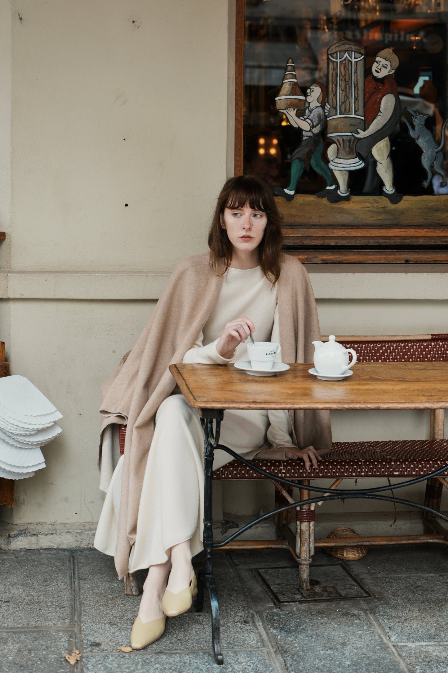 Wool Double-Face Cape