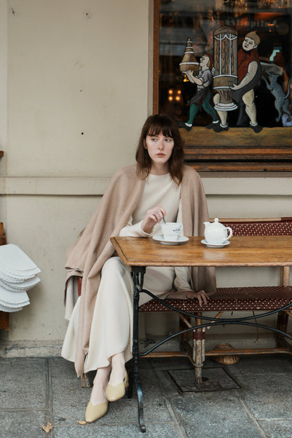 Wool Double-Face Cape